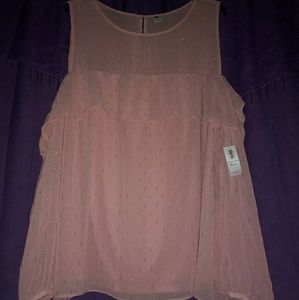 Long sleeve cold shoulder shirt from old navy